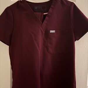 Figs Women's Burgundy Set